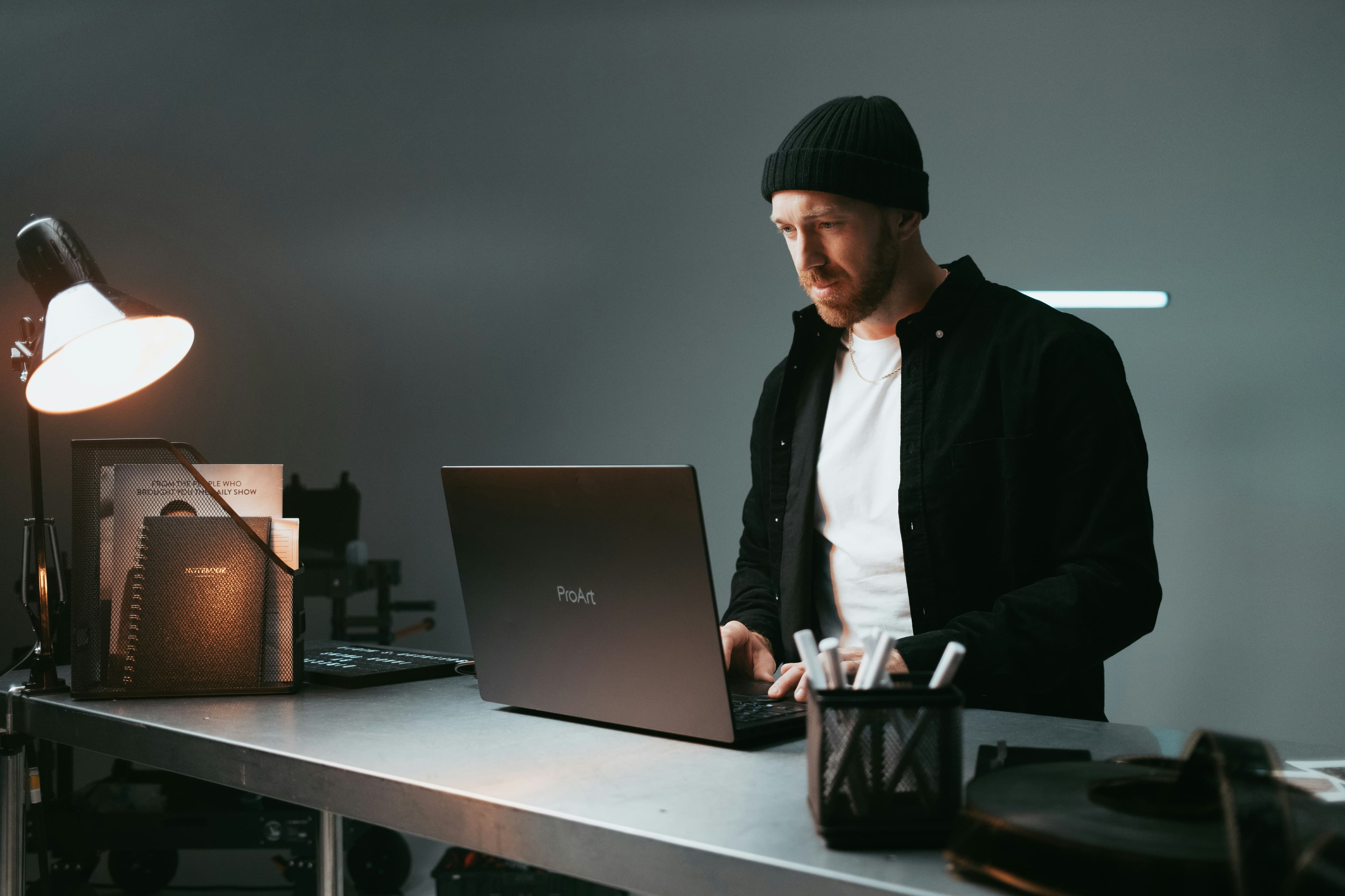 Man on laptop